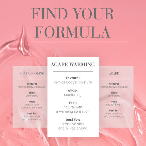 JO Agapé Calentamiento Lubricante a Base de Agua 2 fl oz